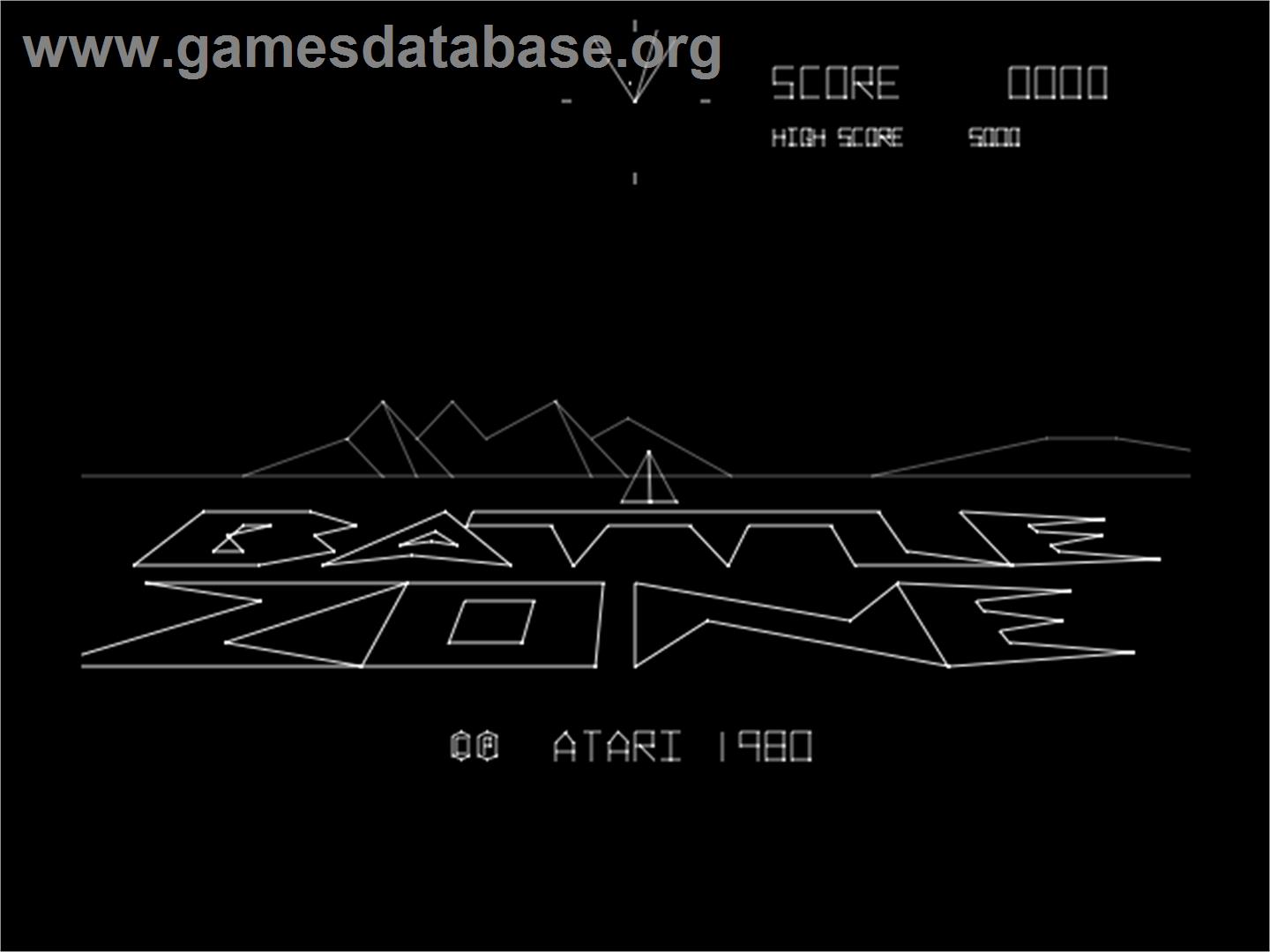 Battlezone - Arcade - Artwork - Title Screen