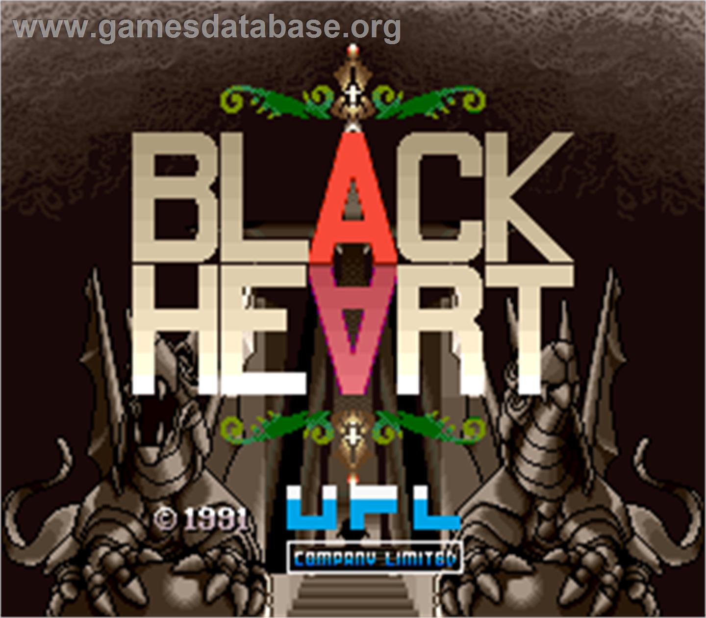 Black Heart - Arcade - Artwork - Title Screen