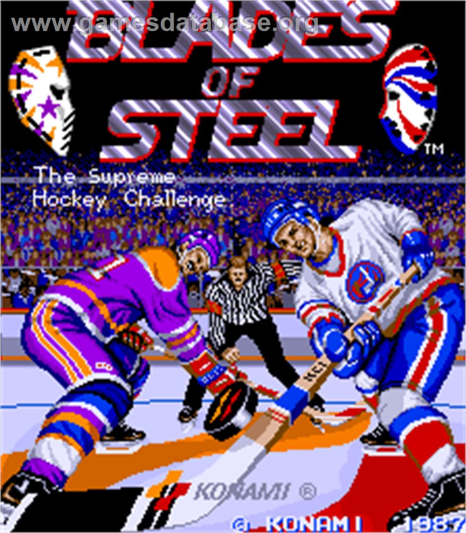 Blades of Steel - Arcade - Artwork - Title Screen