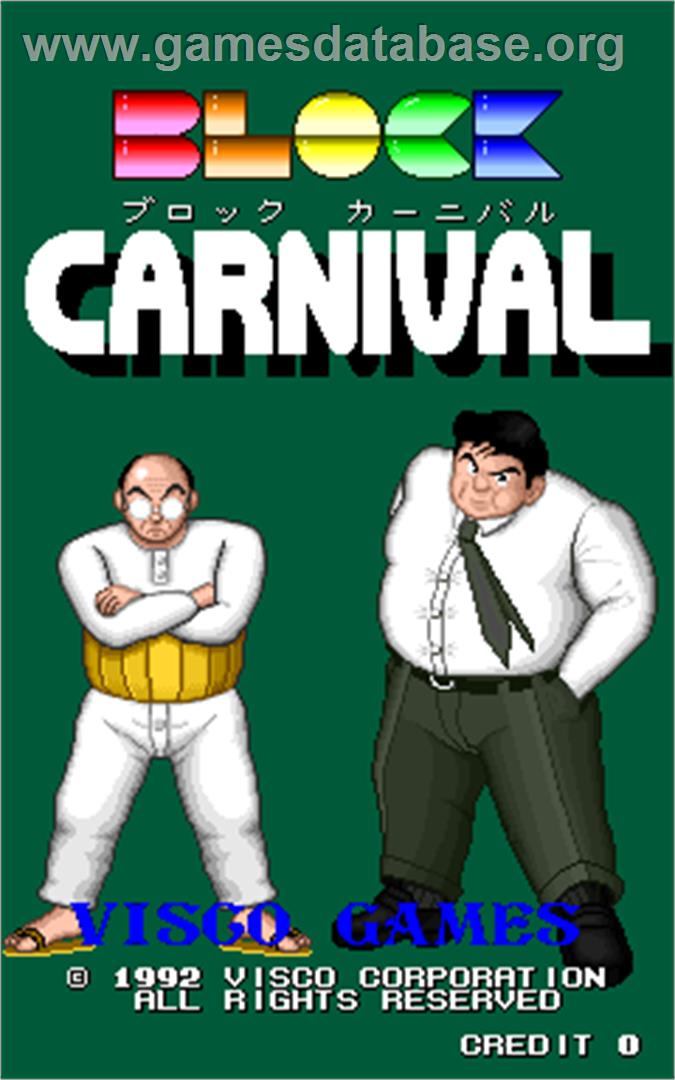 Block Carnival / Thunder & Lightning 2 - Arcade - Artwork - Title Screen