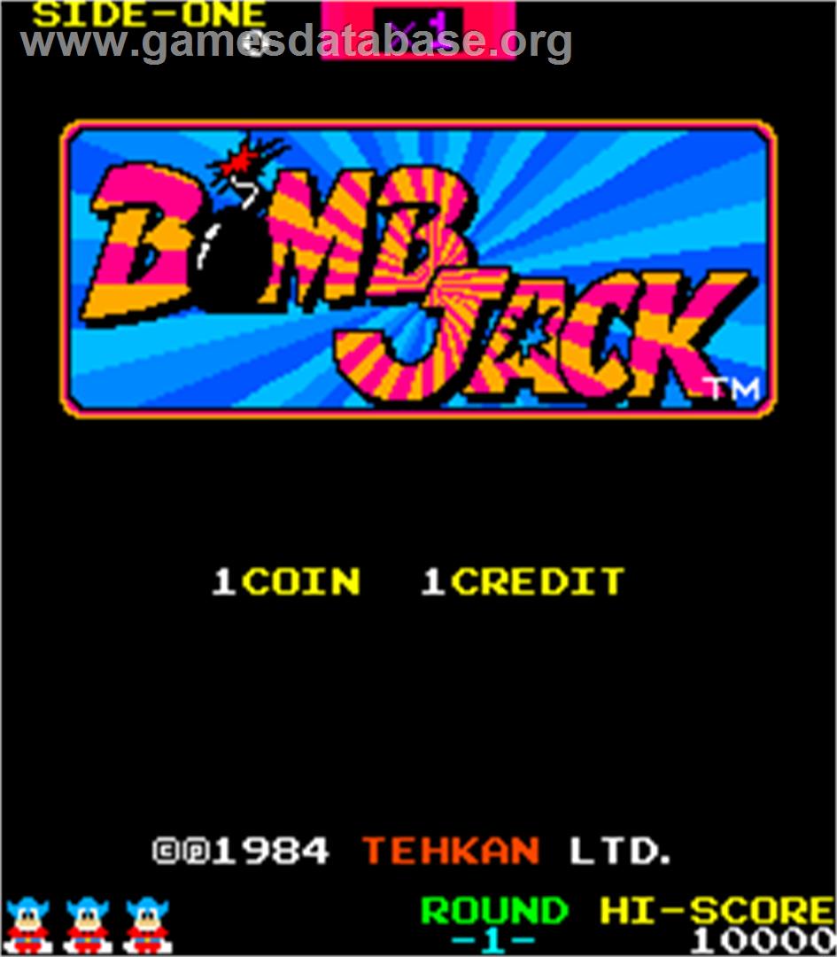 Bomb Jack - Arcade - Artwork - Title Screen