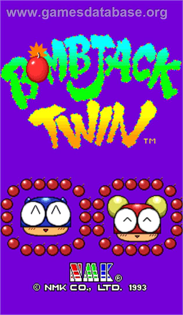 Bombjack Twin - Arcade - Artwork - Title Screen