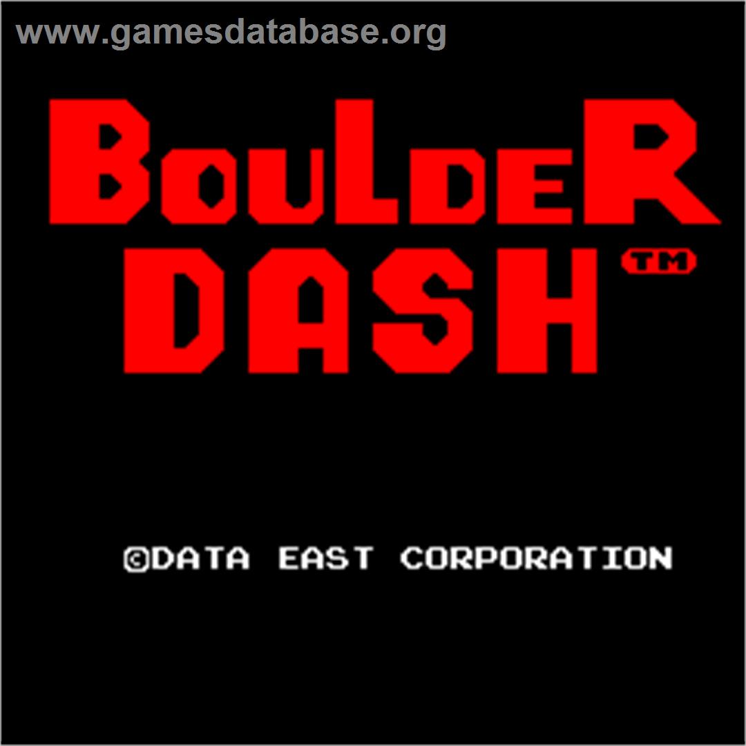 Boulder Dash - Arcade - Artwork - Title Screen
