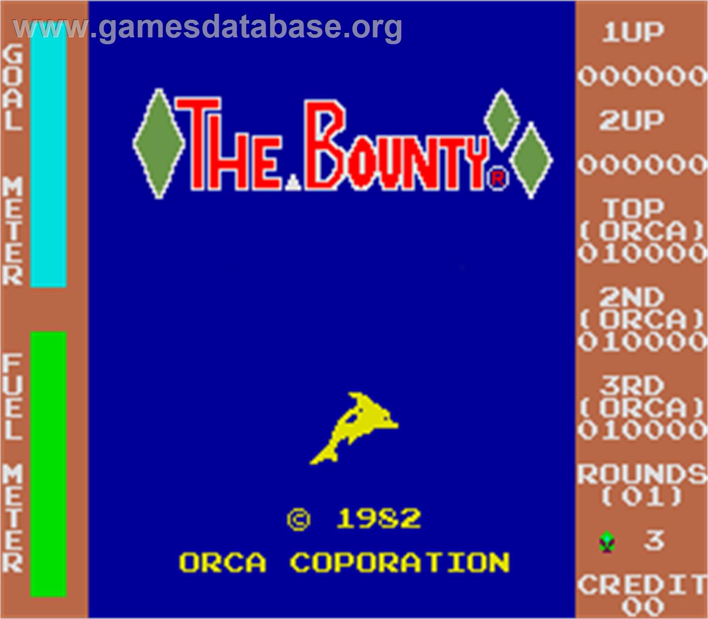 Bounty, The - Arcade - Artwork - Title Screen