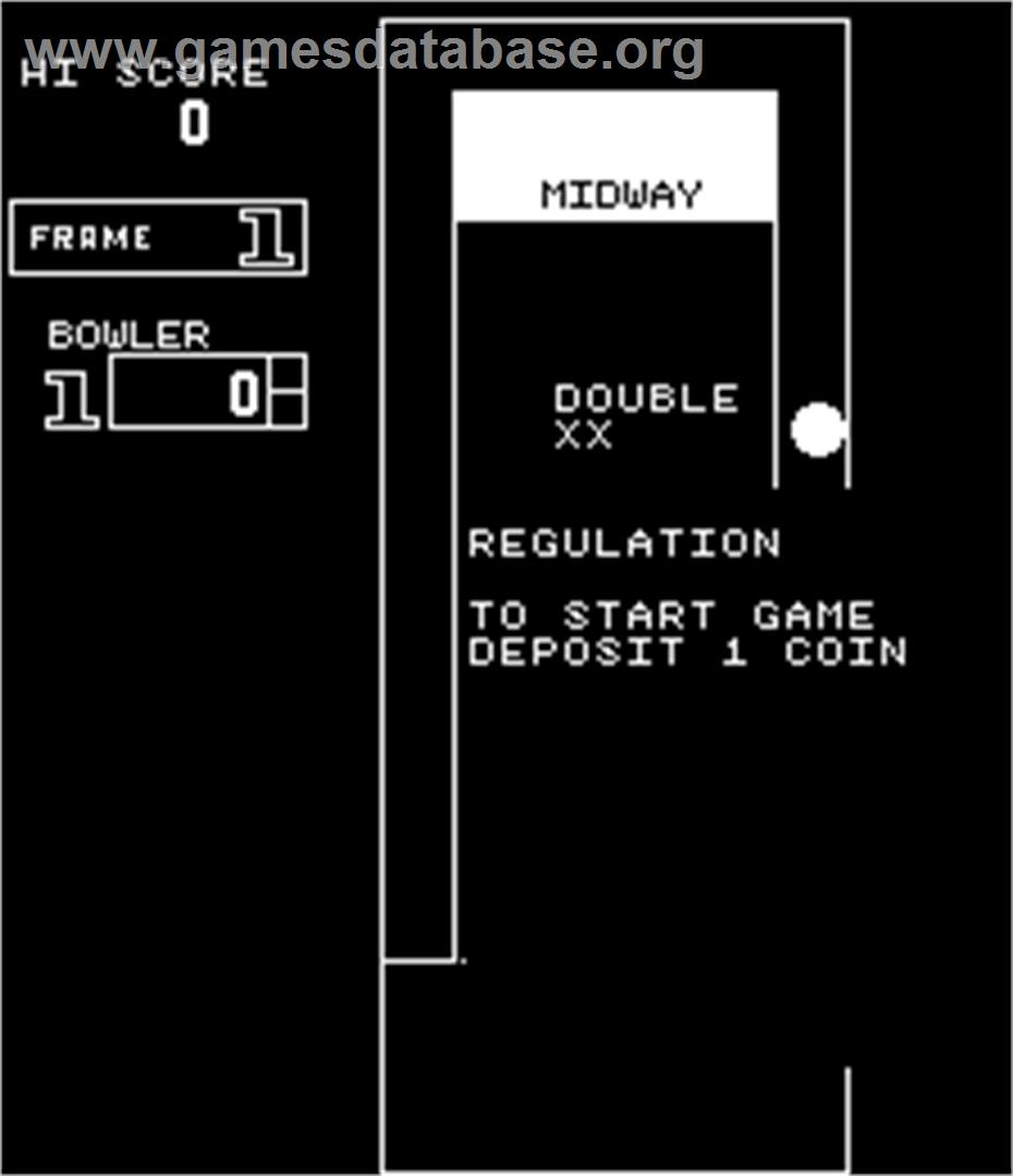 Bowling Alley - Arcade - Artwork - Title Screen