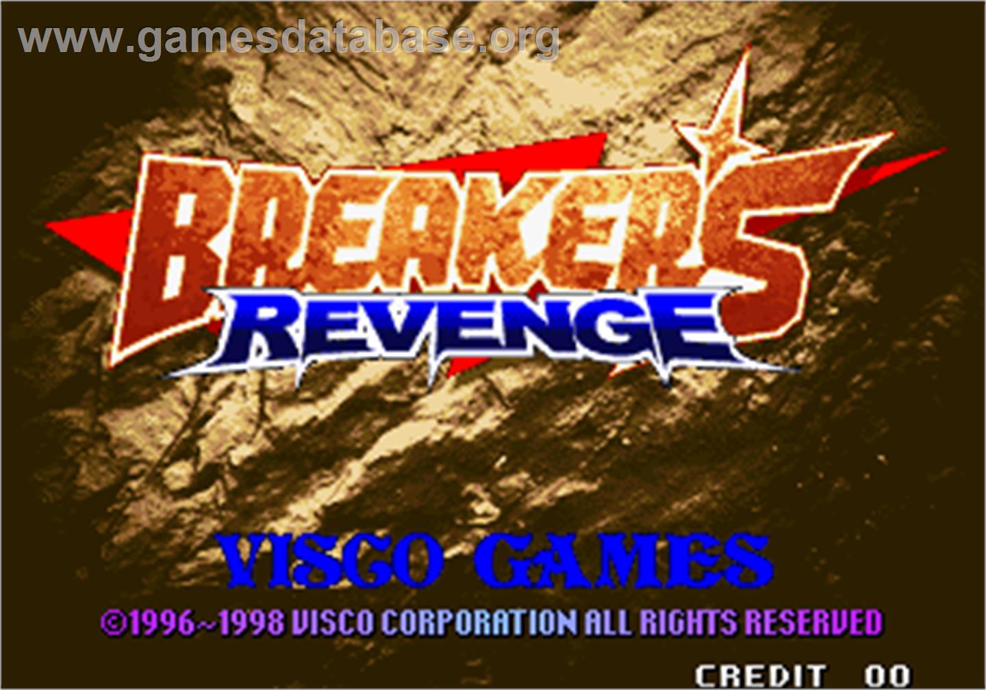 Breakers Revenge - Arcade - Artwork - Title Screen