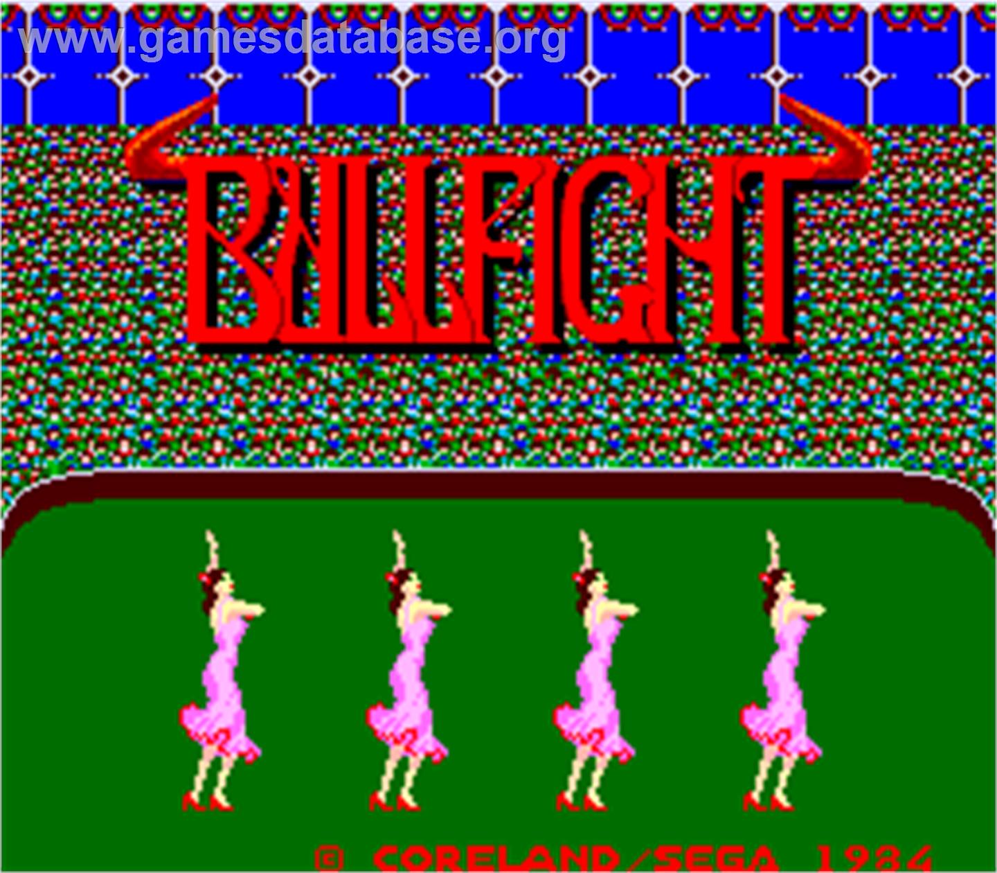 Bullfight - Arcade - Artwork - Title Screen