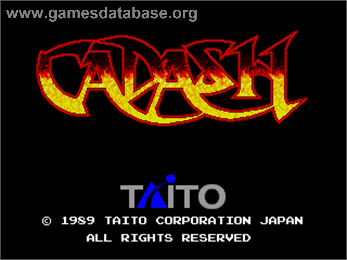 Cadash - Arcade - Artwork - Title Screen
