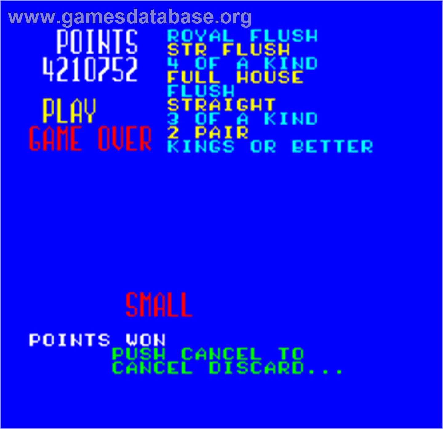 Cal Omega - Game 22.7 - Arcade - Artwork - Title Screen