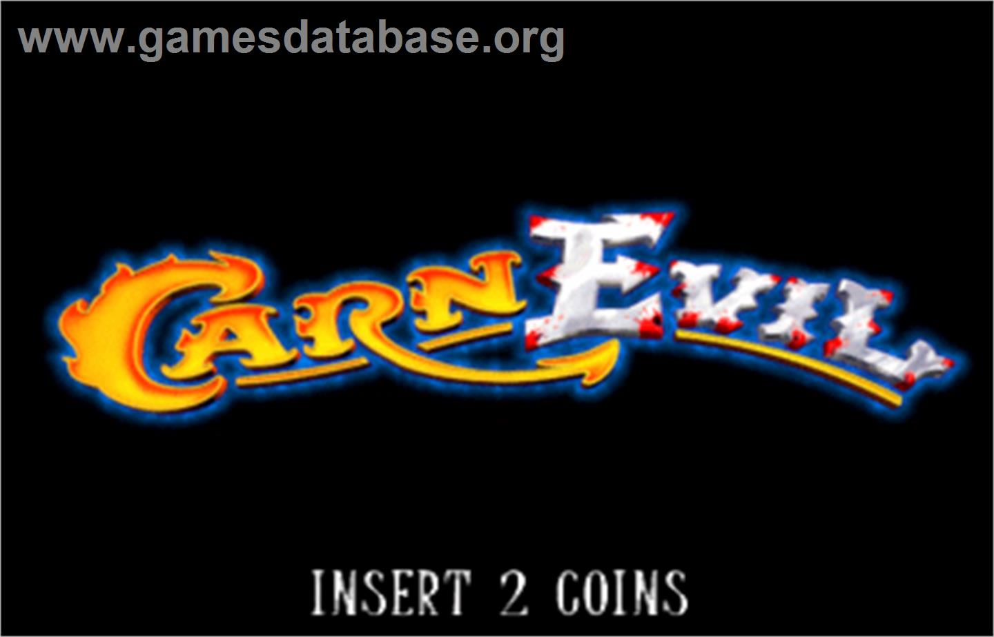 CarnEvil - Arcade - Artwork - Title Screen