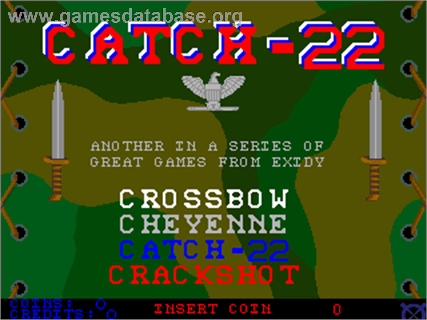 Catch-22 - Arcade - Artwork - Title Screen