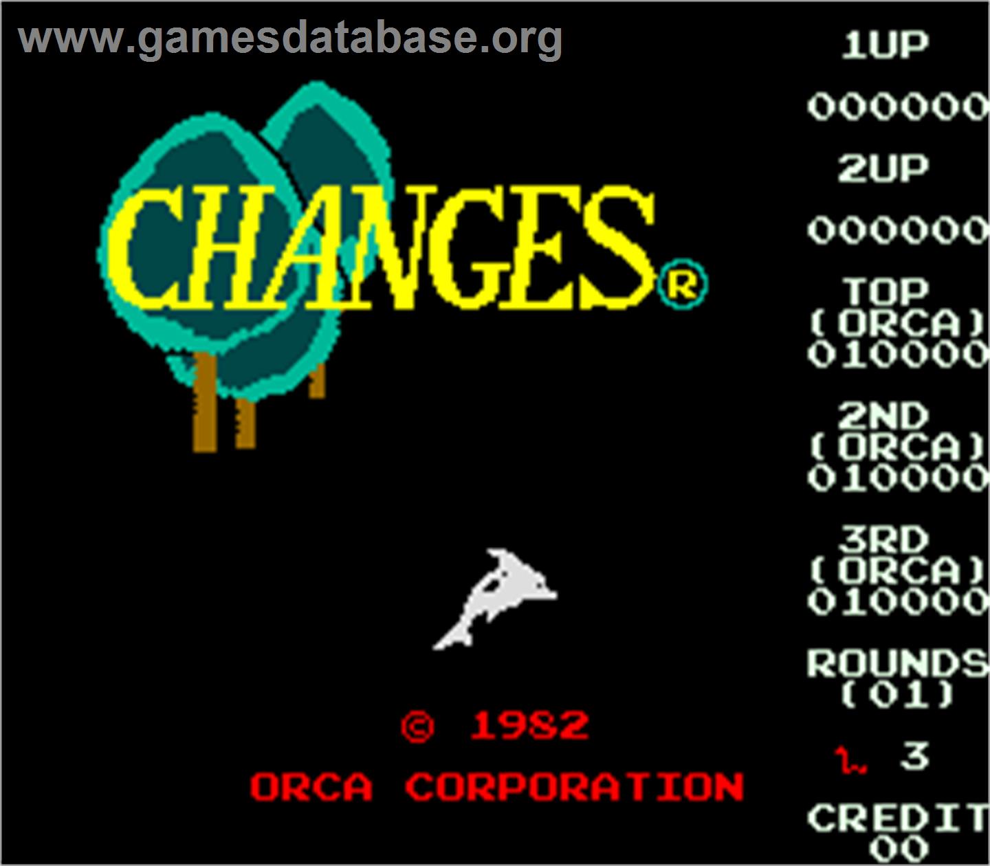Changes - Arcade - Artwork - Title Screen