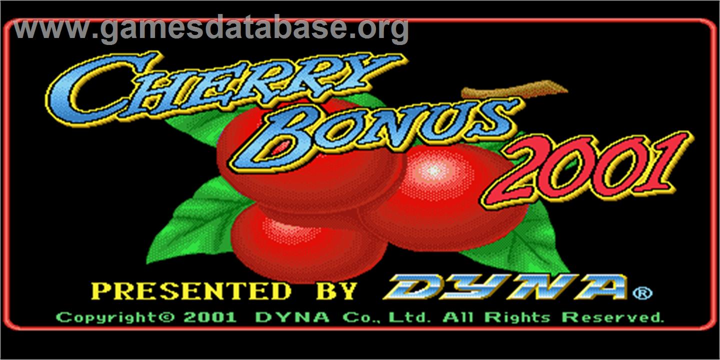 Cherry Bonus 2001 - Arcade - Artwork - Title Screen