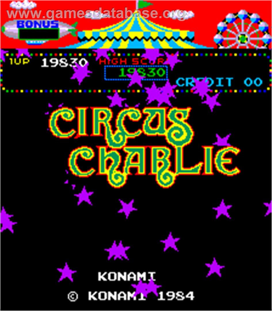 Circus Charlie - Arcade - Artwork - Title Screen