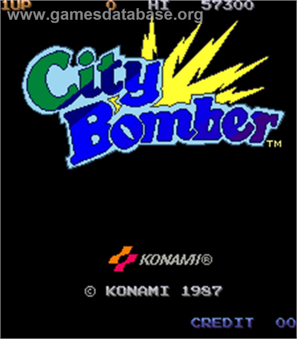 City Bomber - Arcade - Artwork - Title Screen