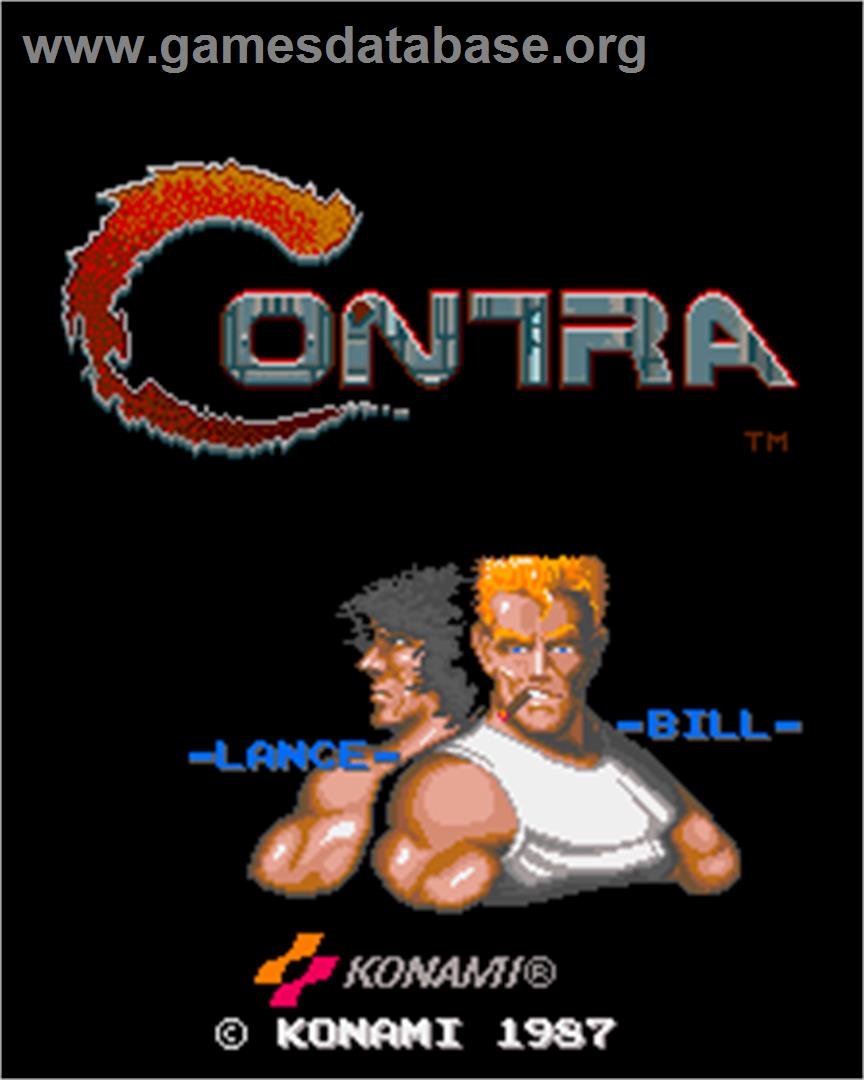 Contra - Arcade - Artwork - Title Screen