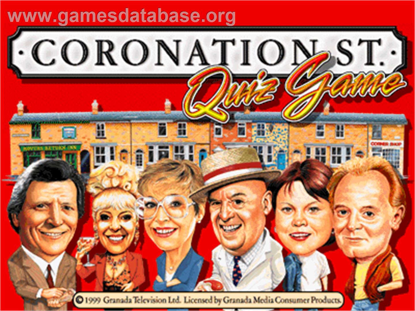 Coronation Street Quiz Game - Arcade - Artwork - Title Screen