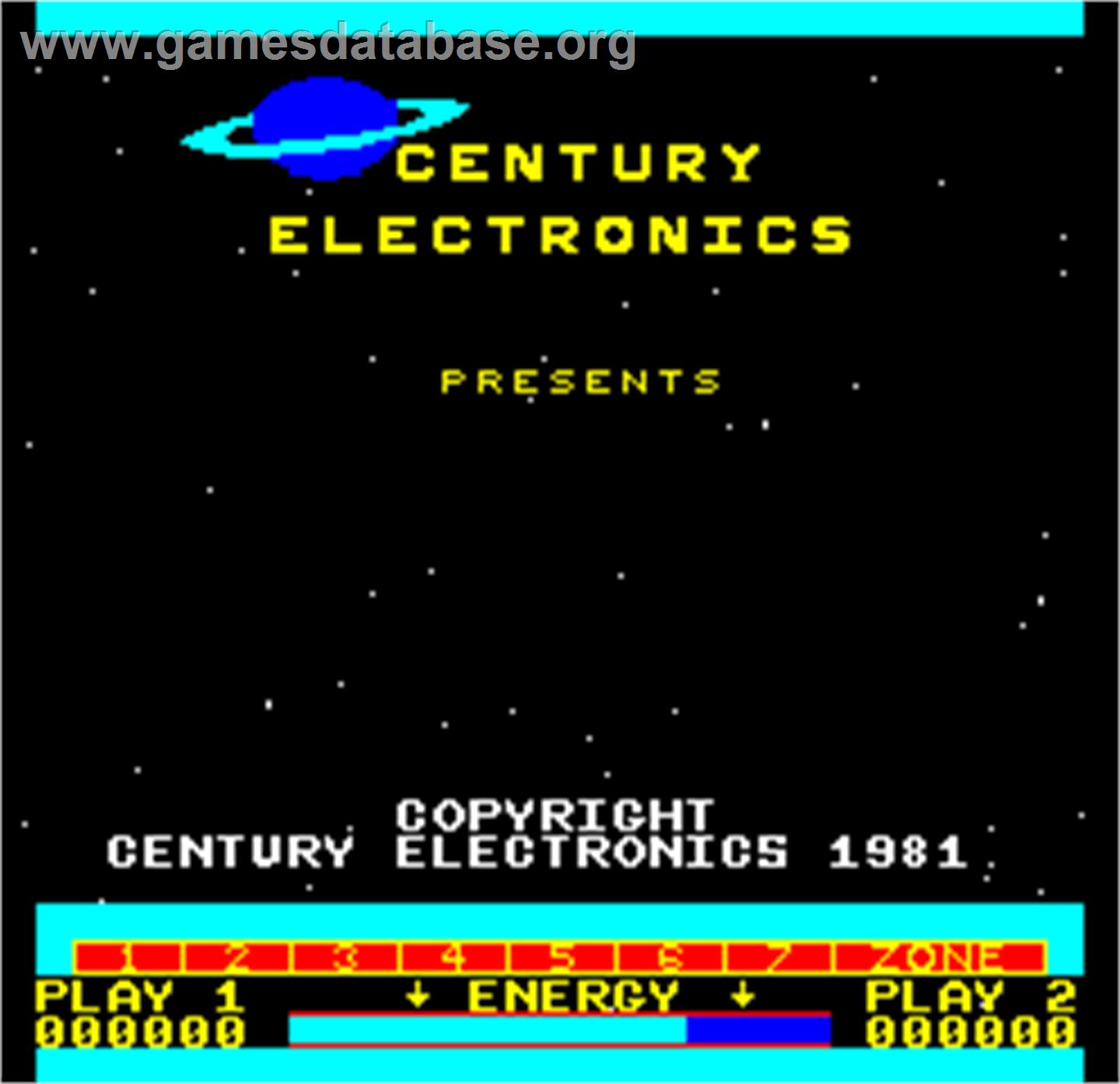 Cosmos - Arcade - Artwork - Title Screen