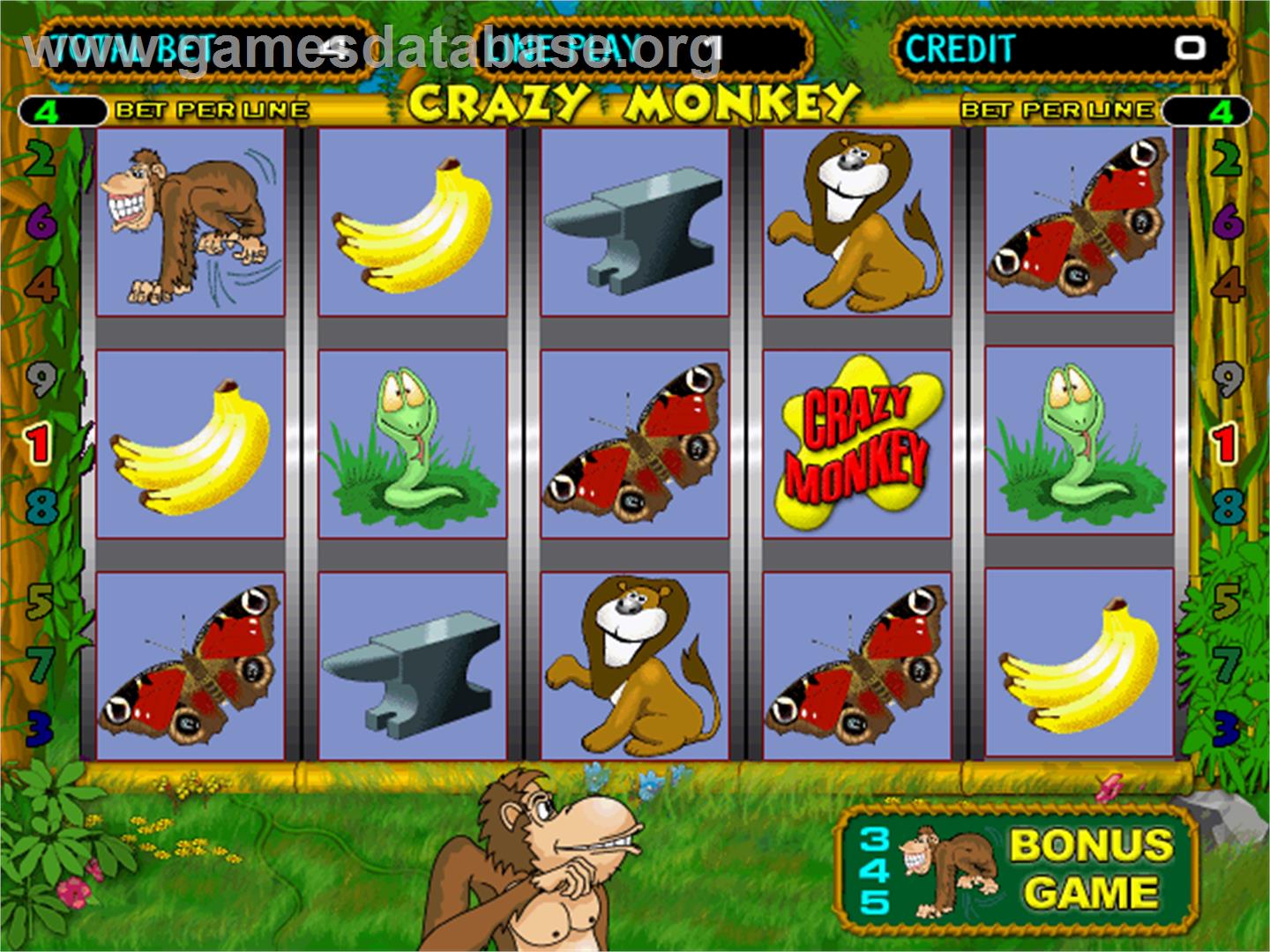 Crazy Monkey - Arcade - Artwork - Title Screen