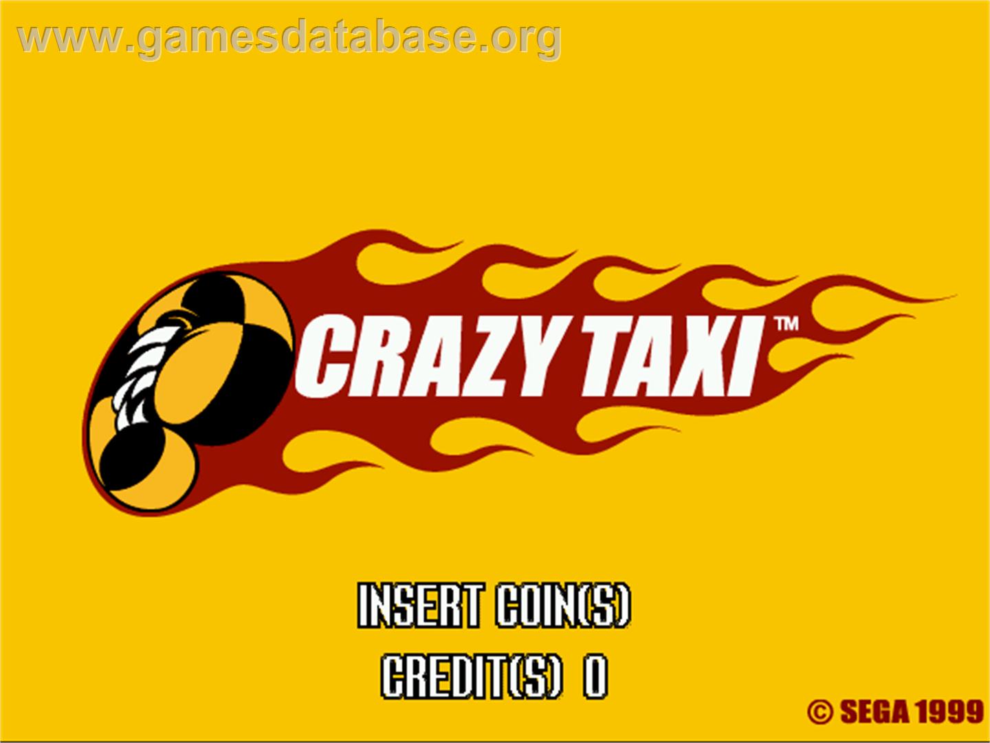 Crazy Taxi - Arcade - Artwork - Title Screen