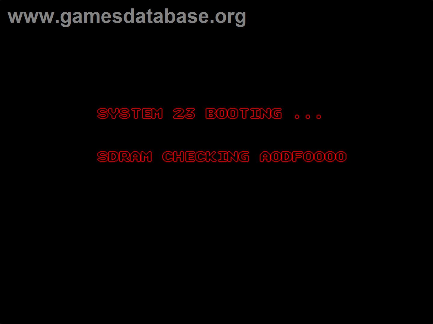 Crisis Zone - Arcade - Artwork - Title Screen