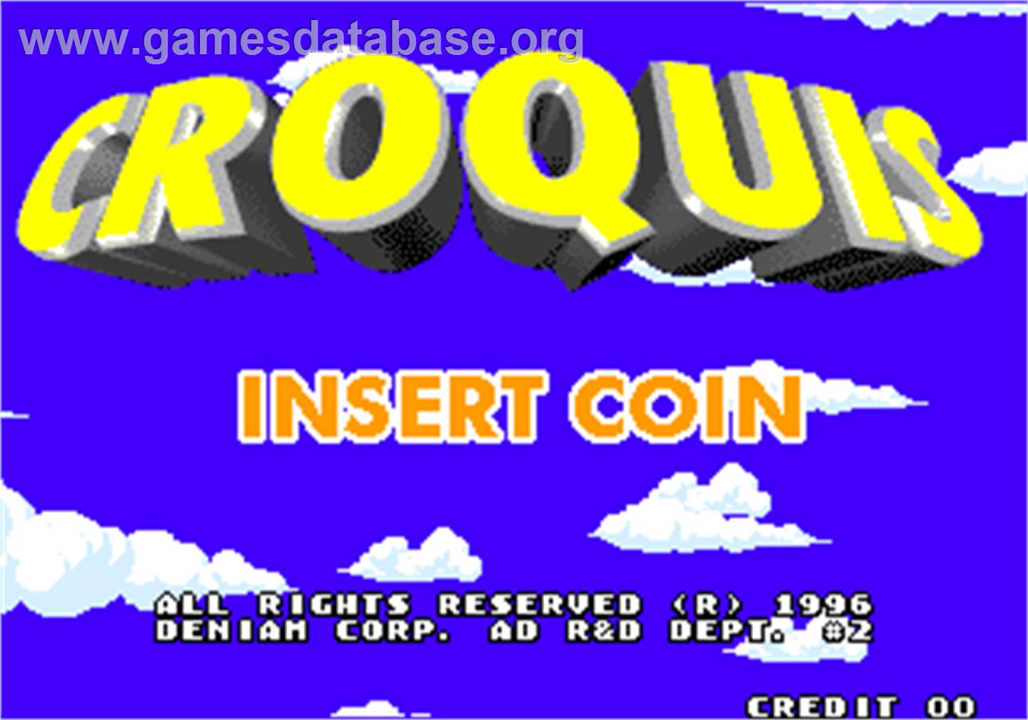 Croquis - Arcade - Artwork - Title Screen