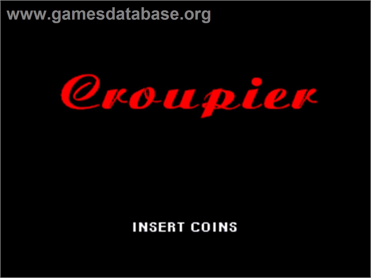 Croupier - Arcade - Artwork - Title Screen