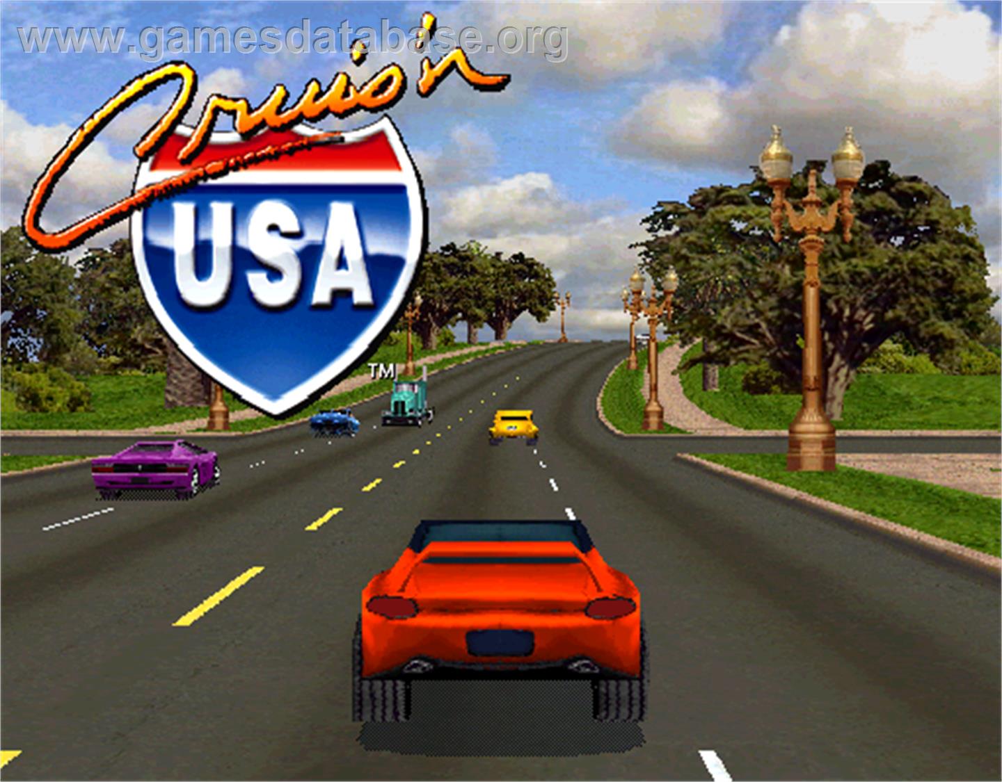 Cruis'n USA - Arcade - Artwork - Title Screen