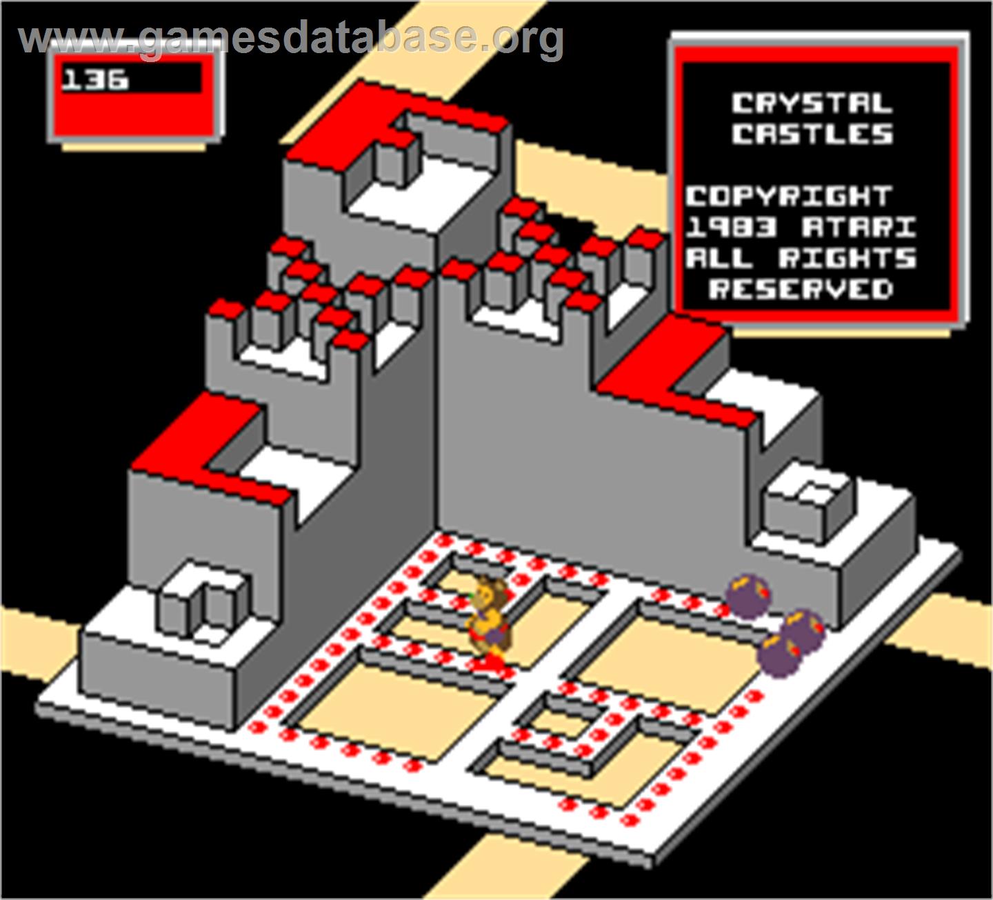 Crystal Castles - Arcade - Artwork - Title Screen