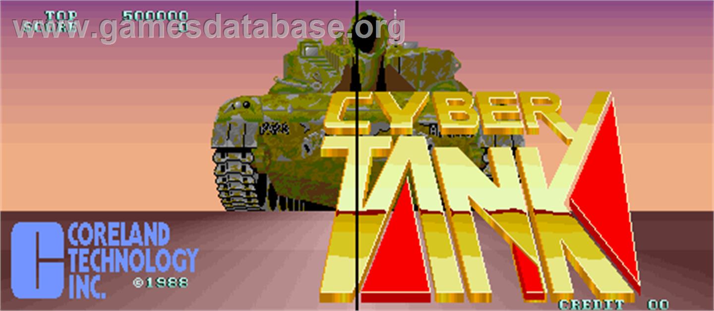 Cyber Tank - Arcade - Artwork - Title Screen