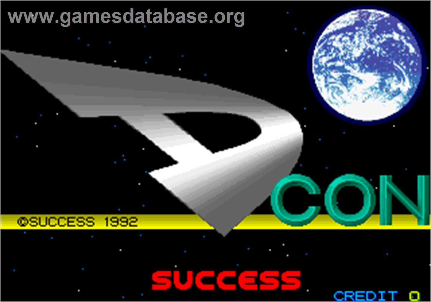 D-Con - Arcade - Artwork - Title Screen