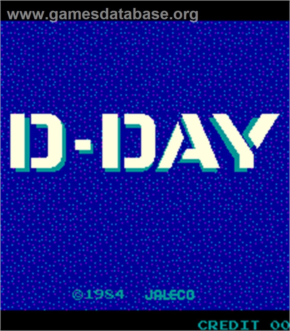 D-Day - Arcade - Artwork - Title Screen