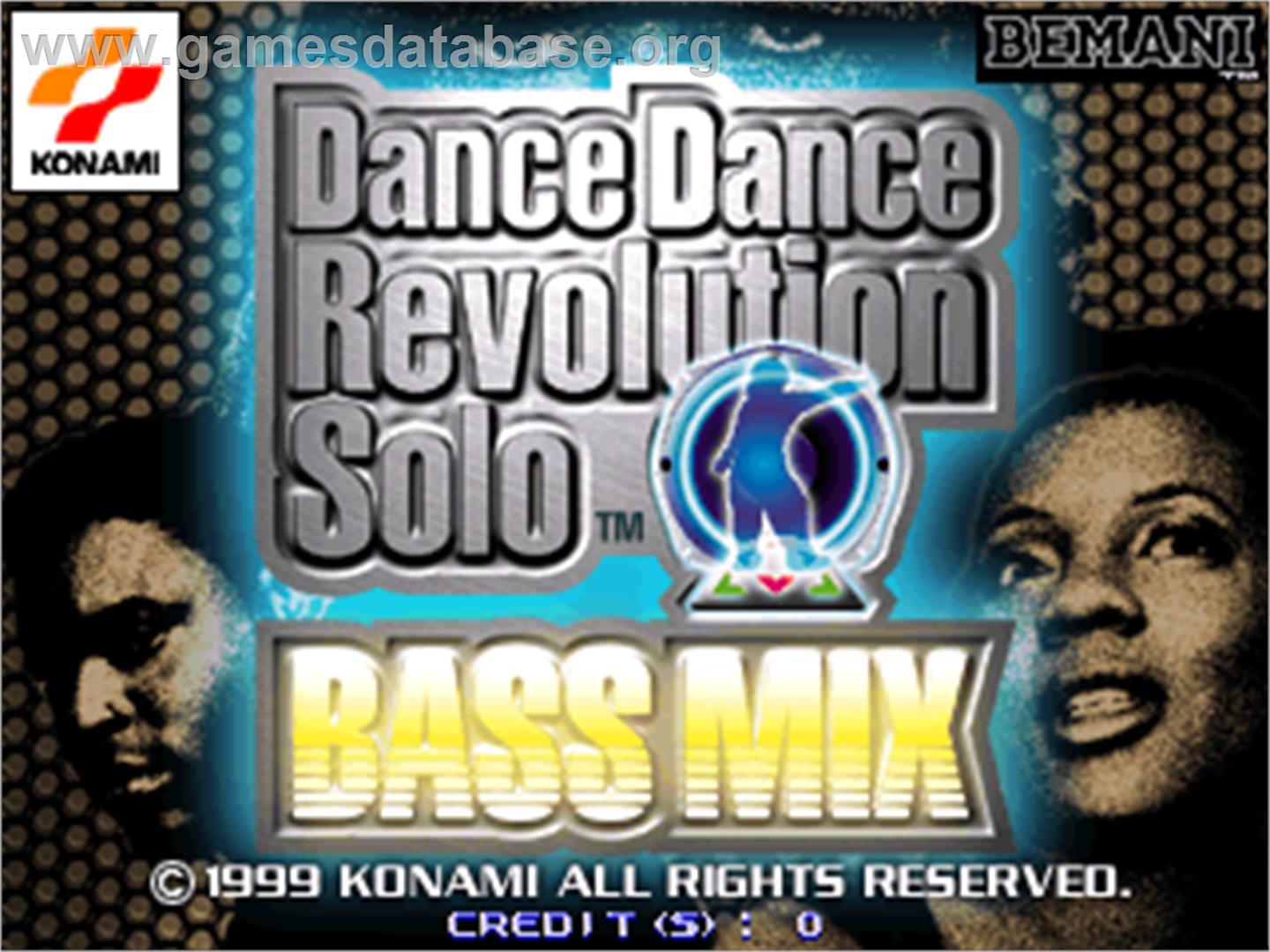 Dance Dance Revolution Solo Bass Mix - Arcade - Artwork - Title Screen