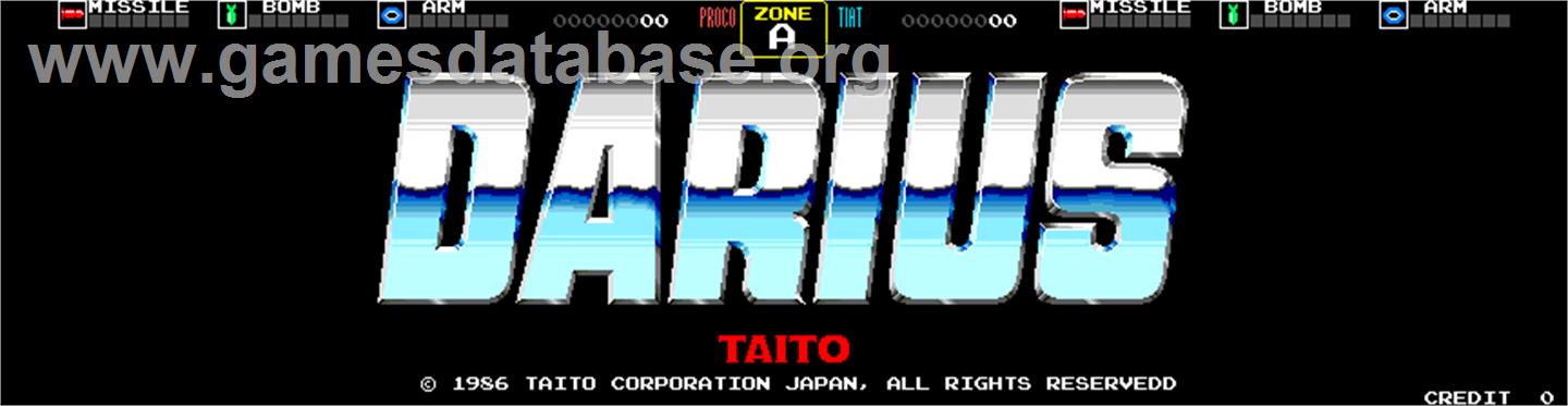 Darius - Arcade - Artwork - Title Screen