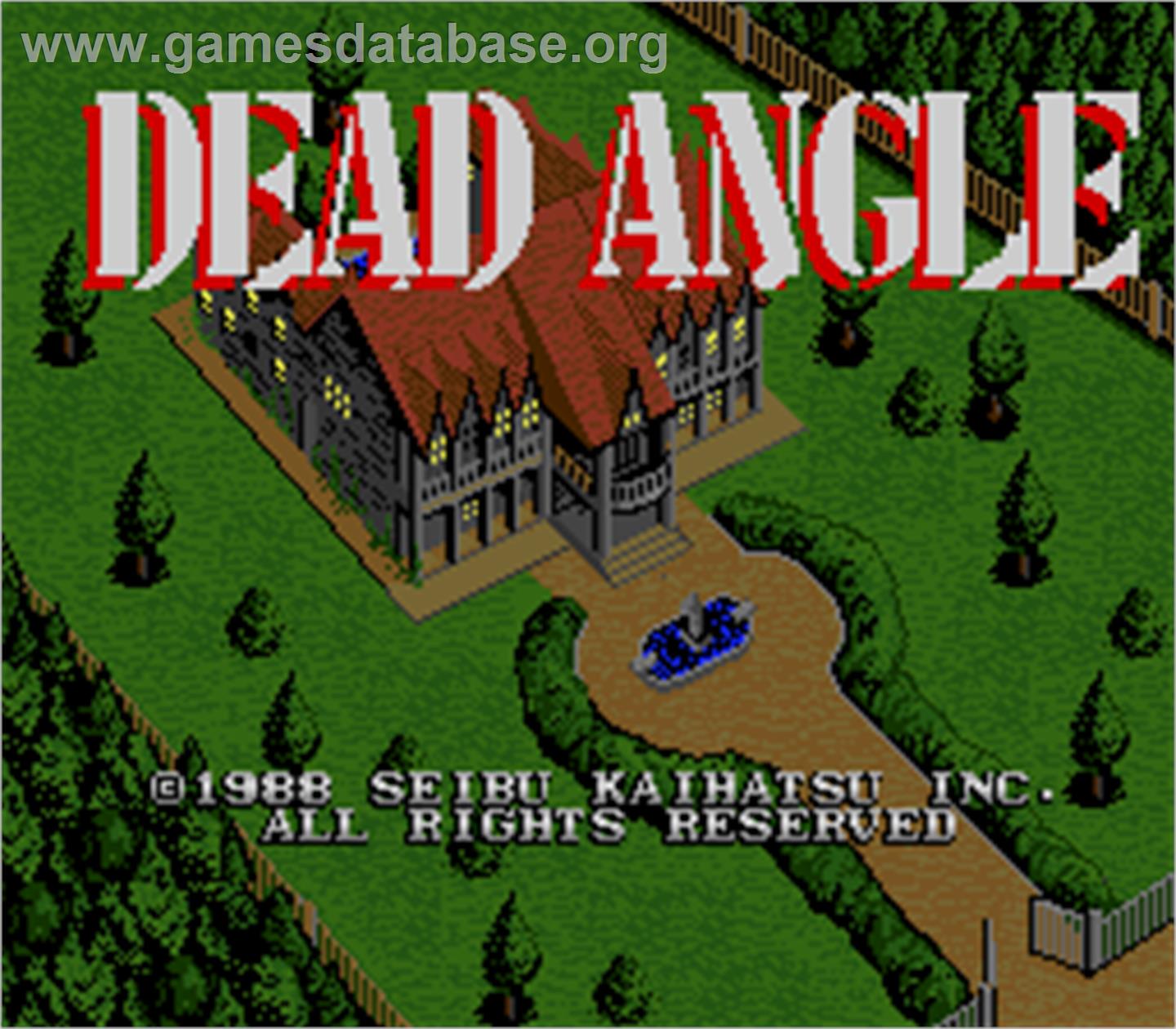 Dead Angle - Arcade - Artwork - Title Screen