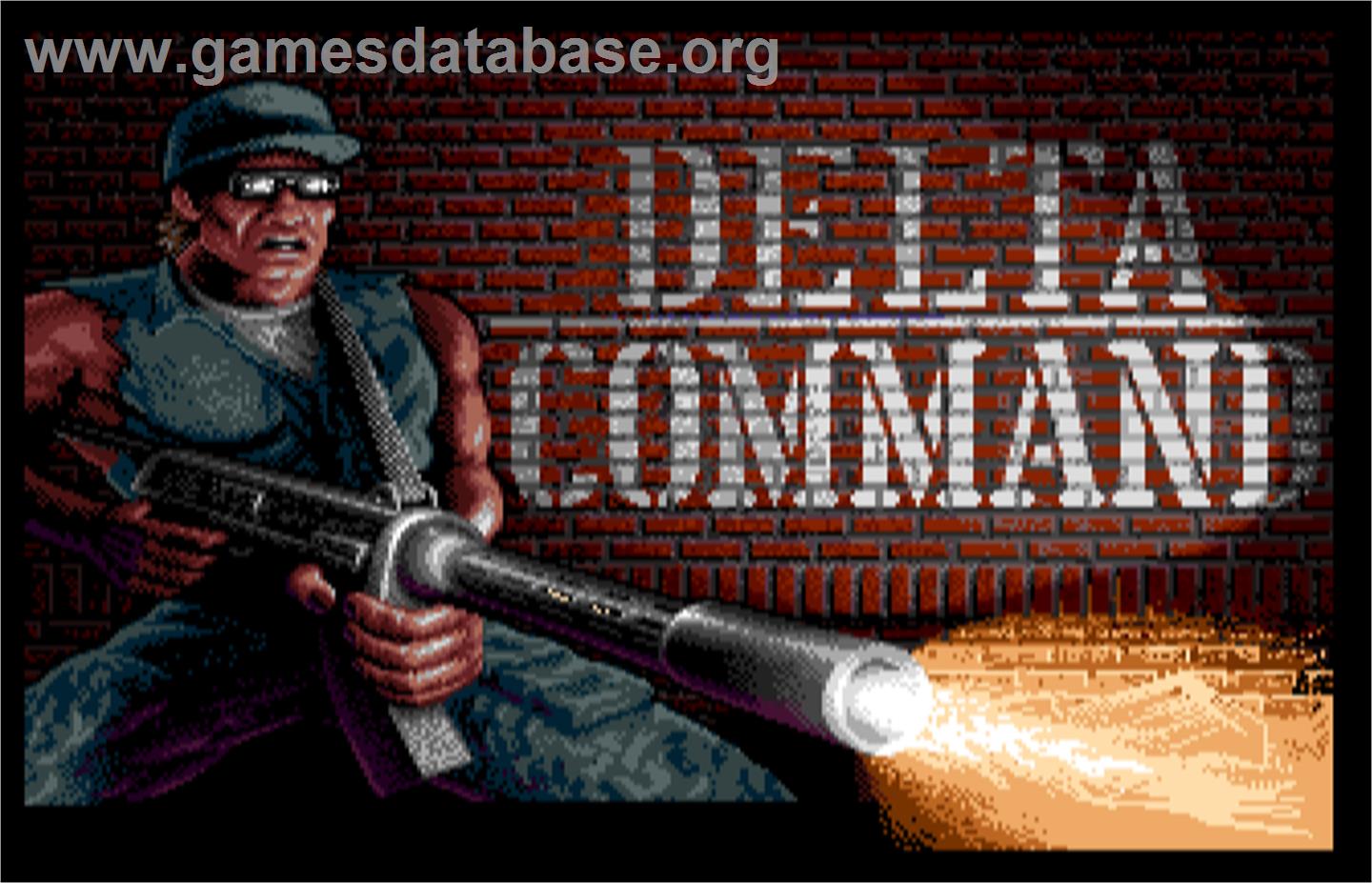Delta Command - Arcade - Artwork - Title Screen
