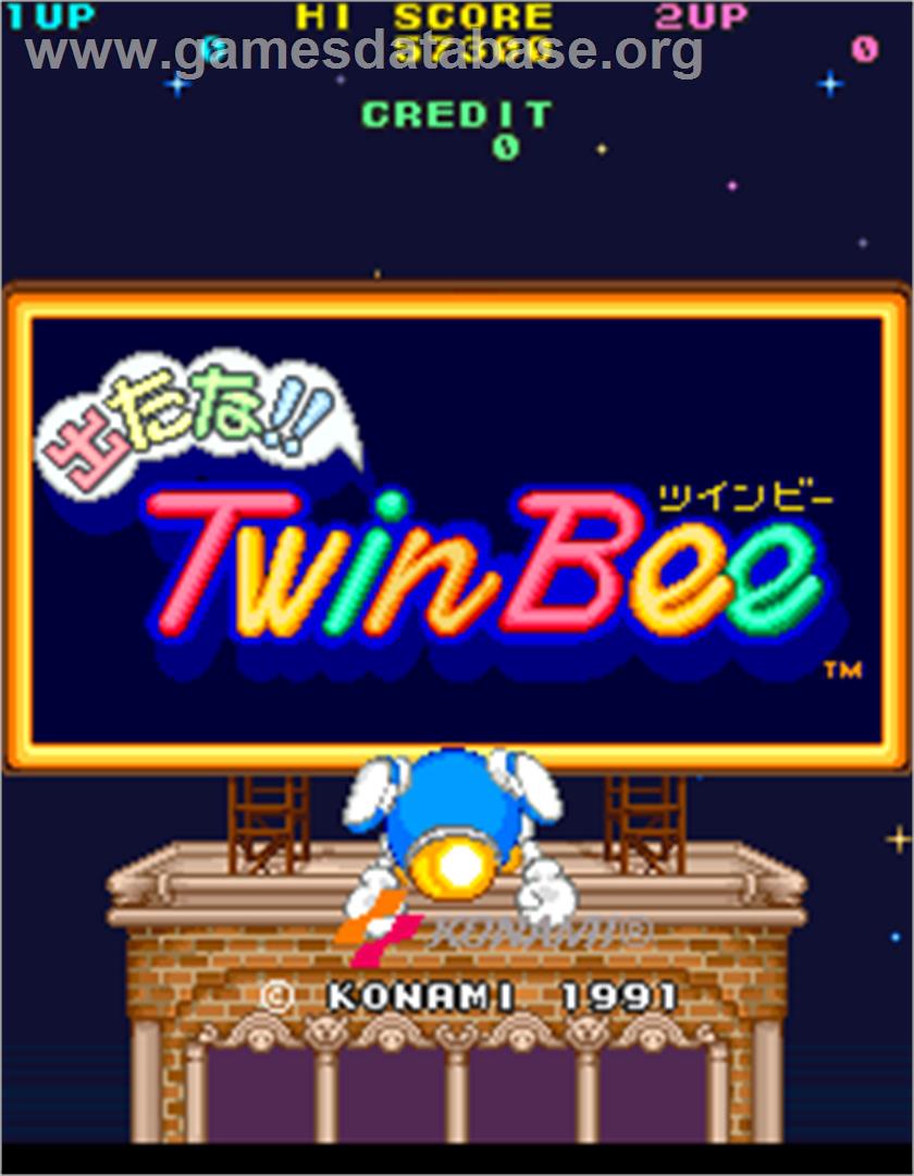 Detana!! Twin Bee - Arcade - Artwork - Title Screen