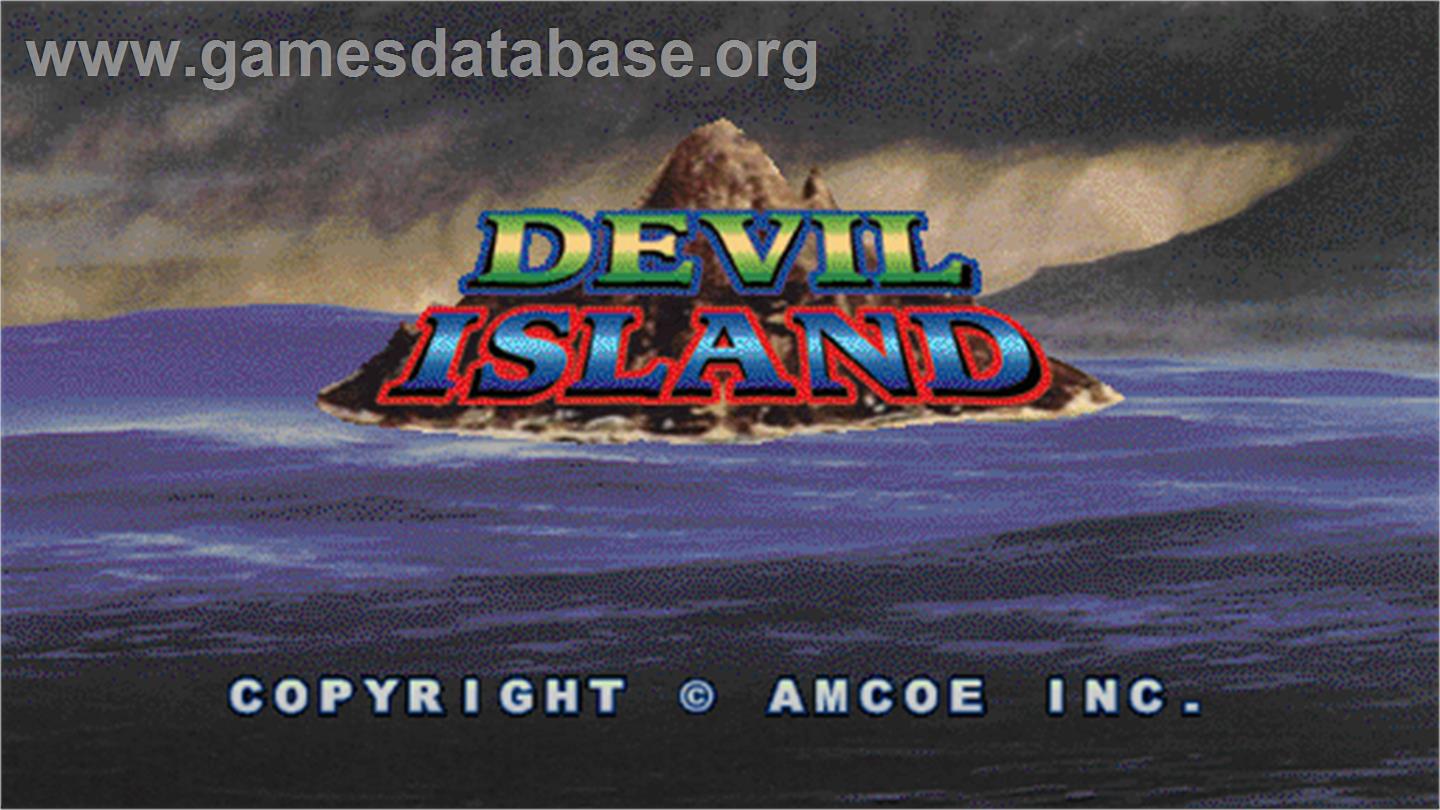 Devil Island - Arcade - Artwork - Title Screen
