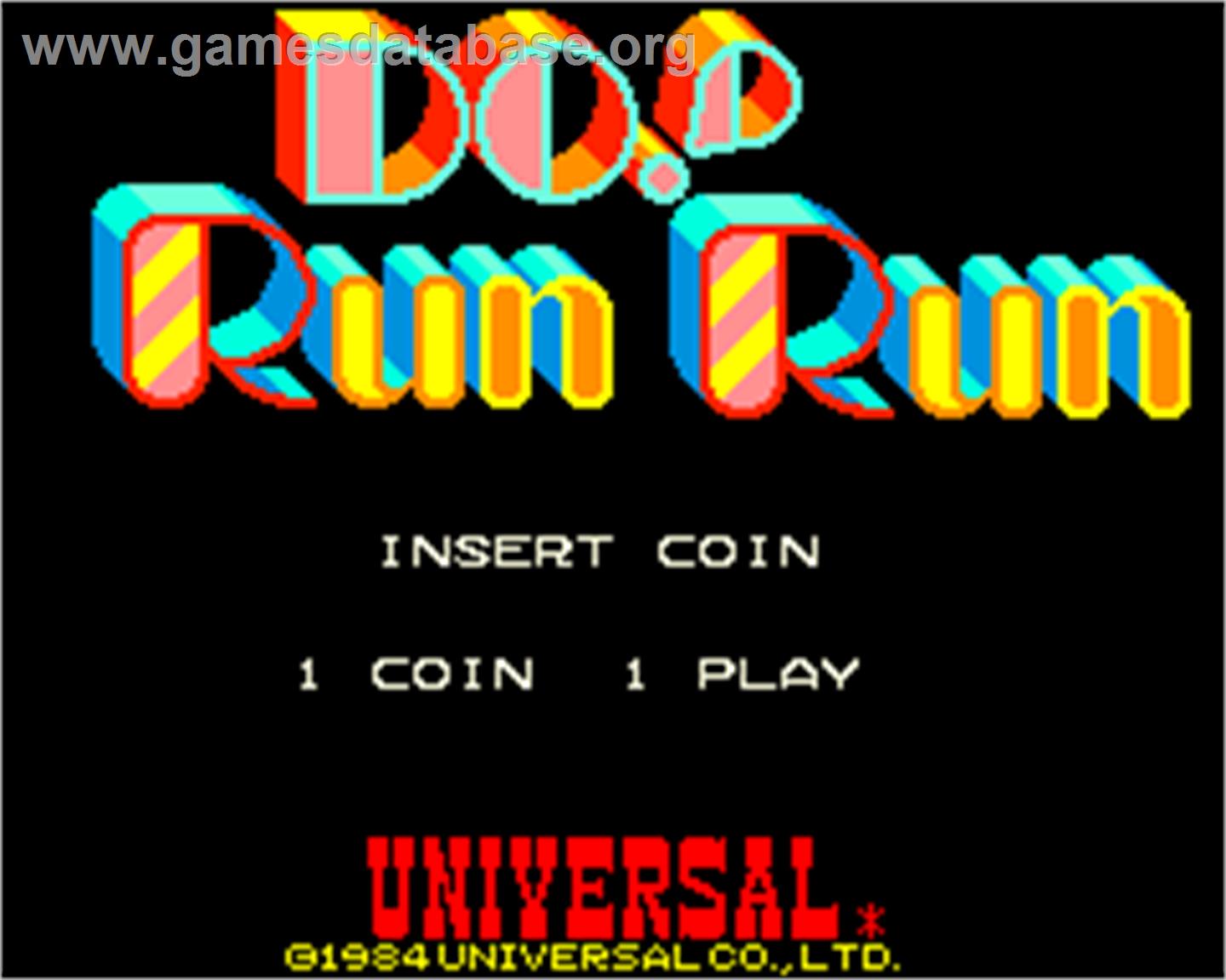Do! Run Run - Arcade - Artwork - Title Screen