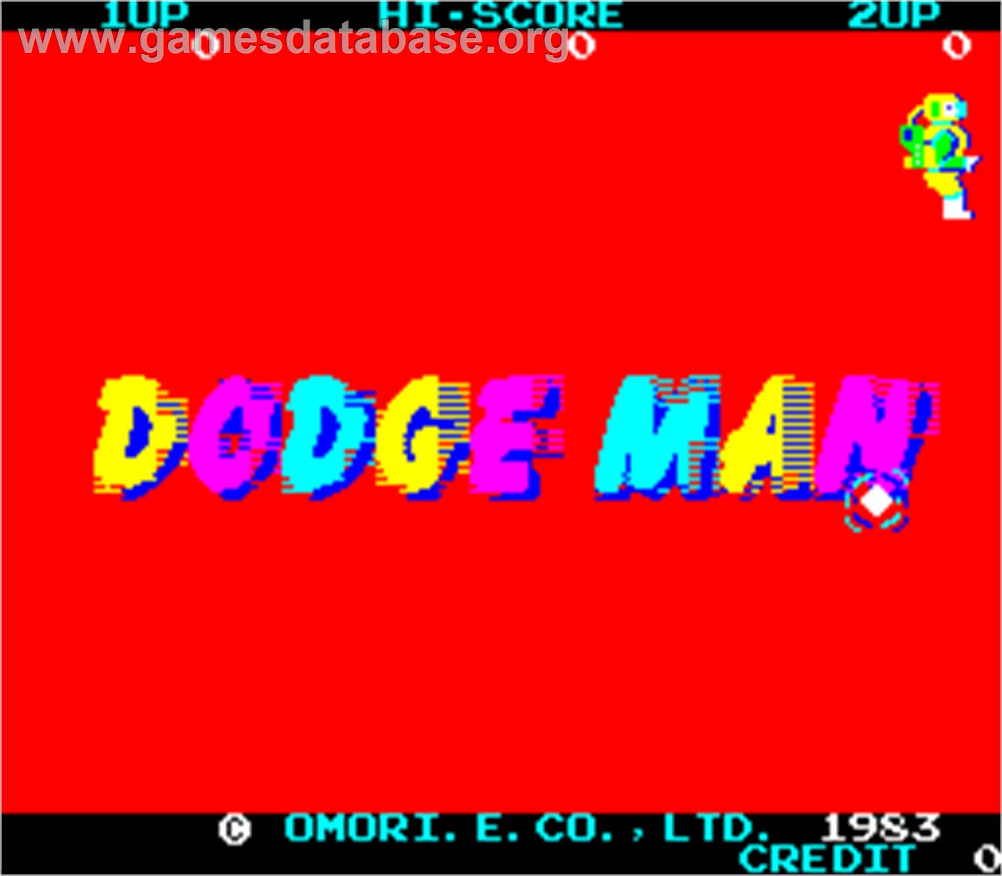 Dodge Man - Arcade - Artwork - Title Screen