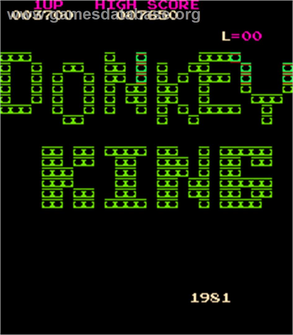Donkey King - Arcade - Artwork - Title Screen