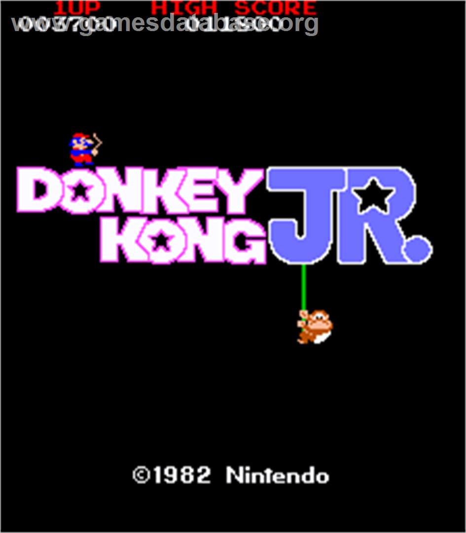 Donkey Kong Jr. - Arcade - Artwork - Title Screen