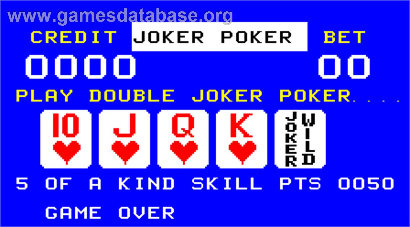Double Joker Poker - Arcade - Artwork - Title Screen