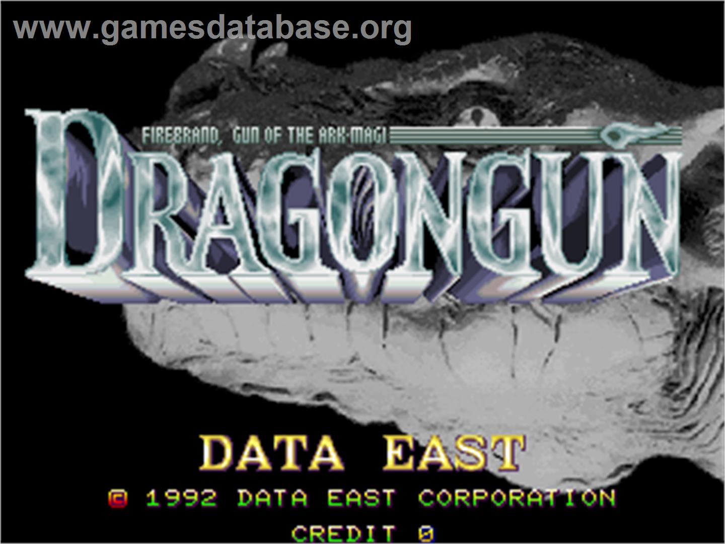 Dragon Gun - Arcade - Artwork - Title Screen