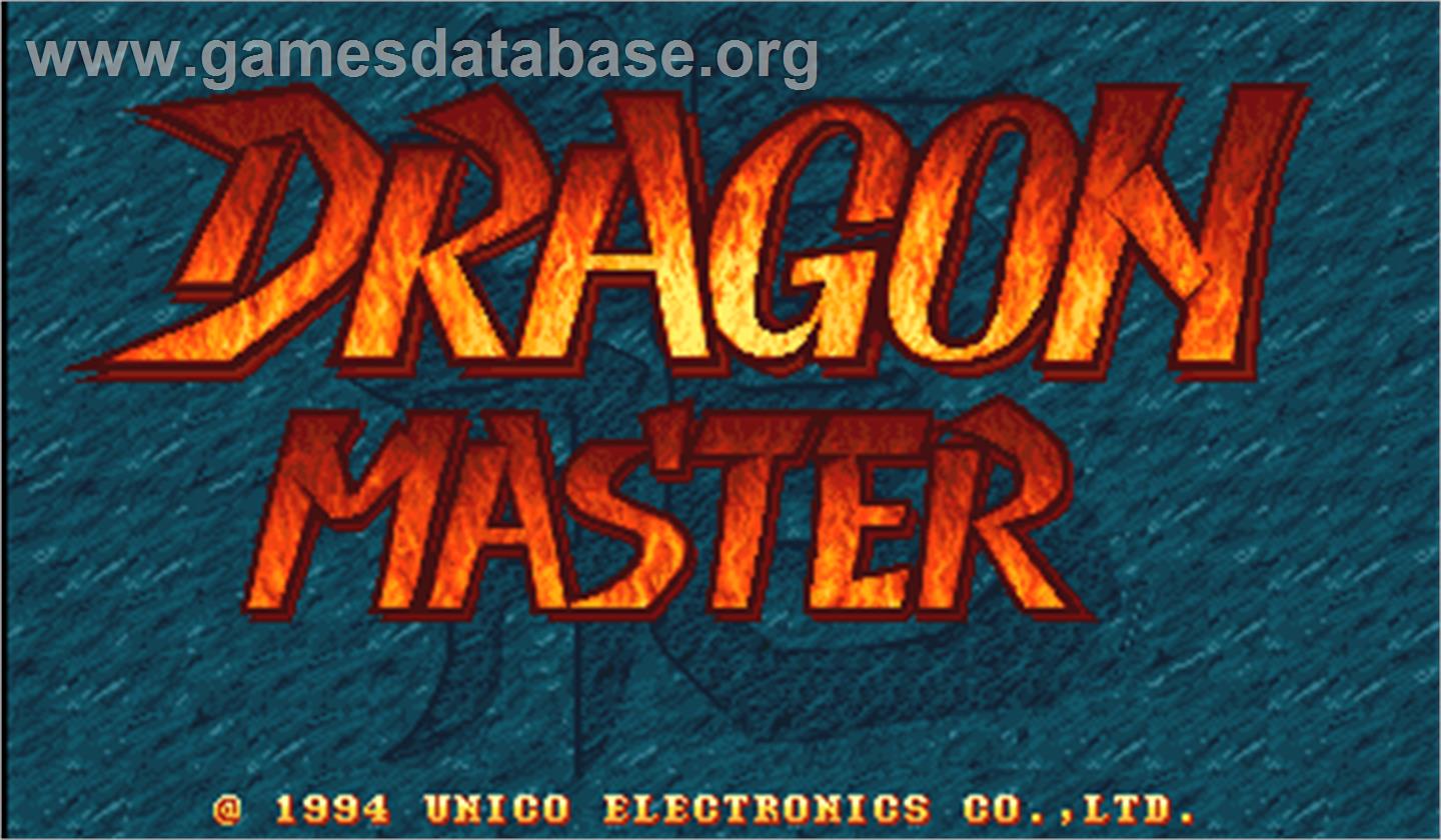 Dragon Master - Arcade - Artwork - Title Screen