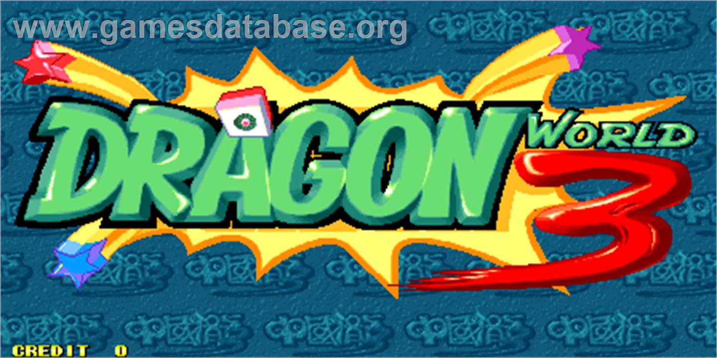 Dragon World 3 - Arcade - Artwork - Title Screen