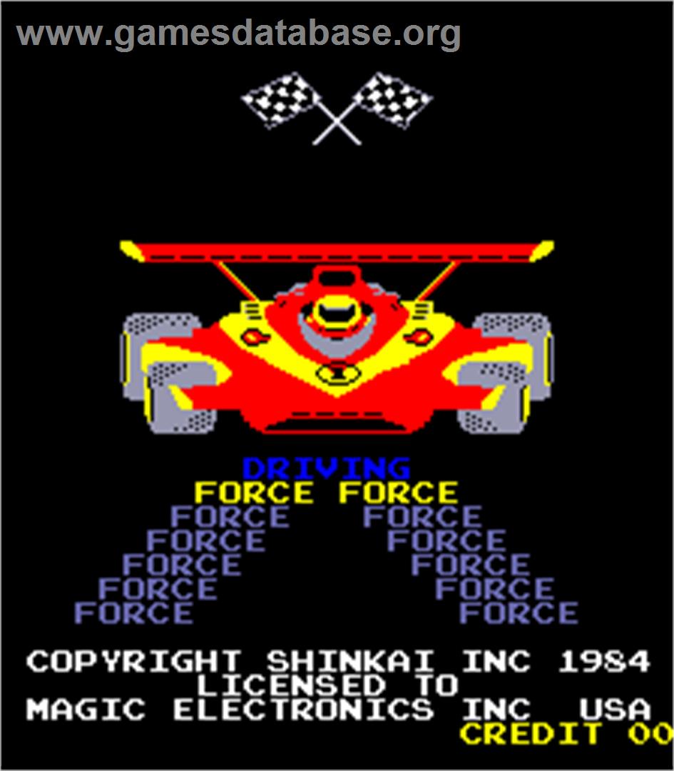 Driving Force - Arcade - Artwork - Title Screen