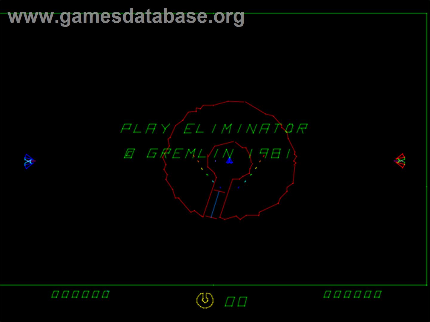 Eliminator - Arcade - Artwork - Title Screen