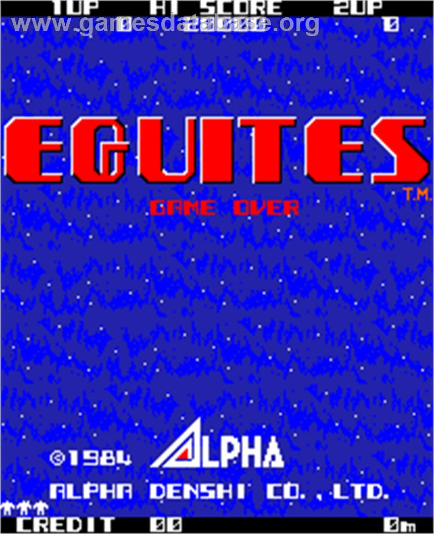 Equites - Arcade - Artwork - Title Screen