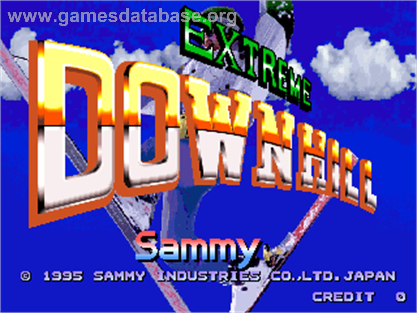 Extreme Downhill - Arcade - Artwork - Title Screen